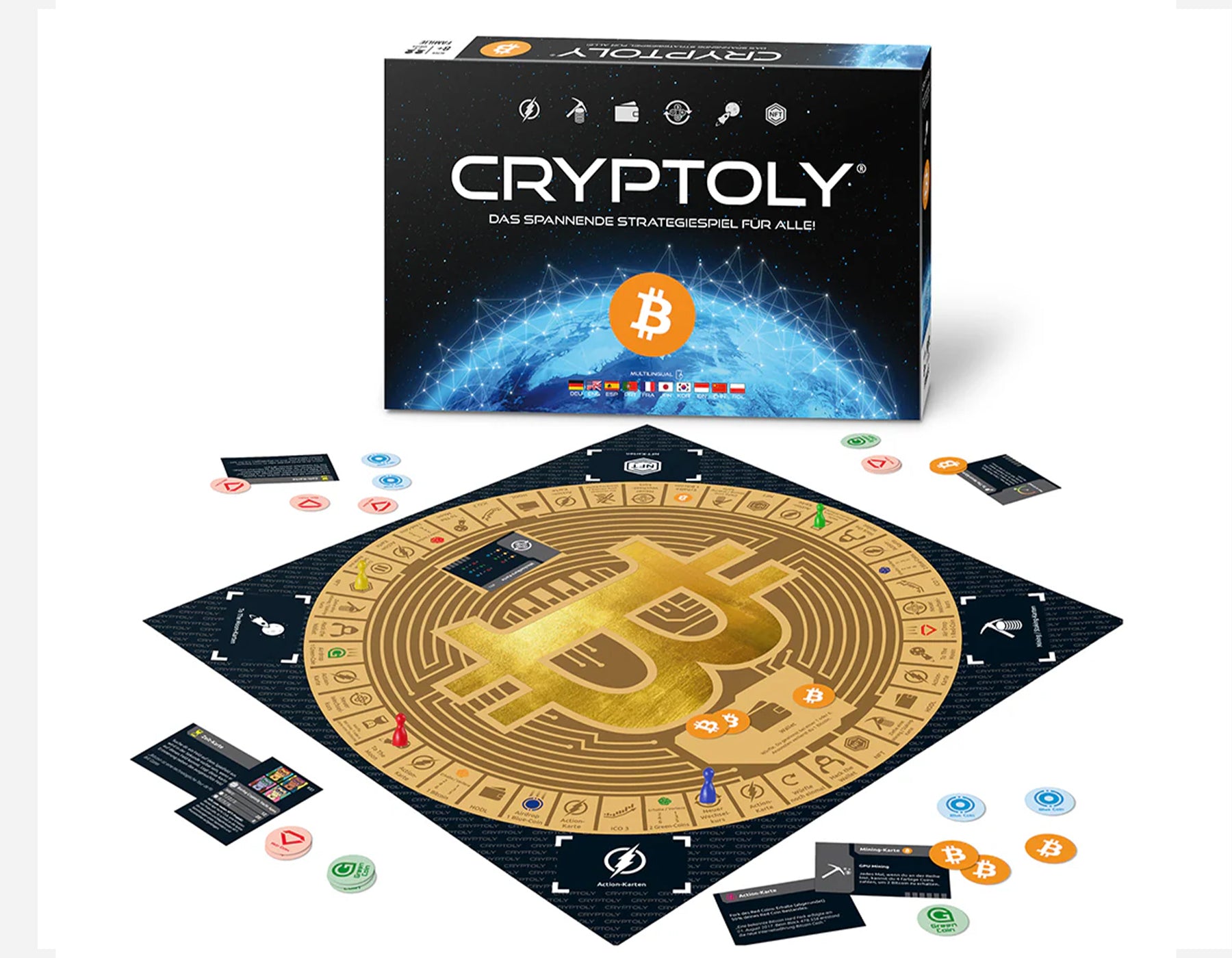 CRYPTOLY - Das spannende Strategiespiel für alle! Deutsche Version